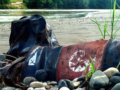 basura: barriles de Texaco